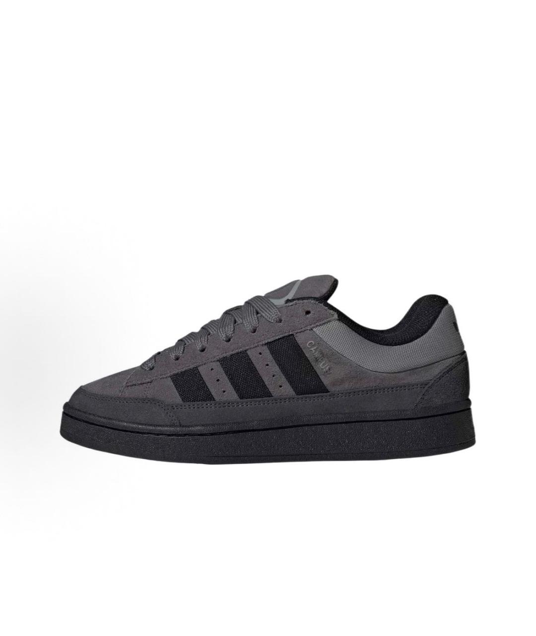 ADIDAS Антрацитовые замшевые кроссовки, фото 2