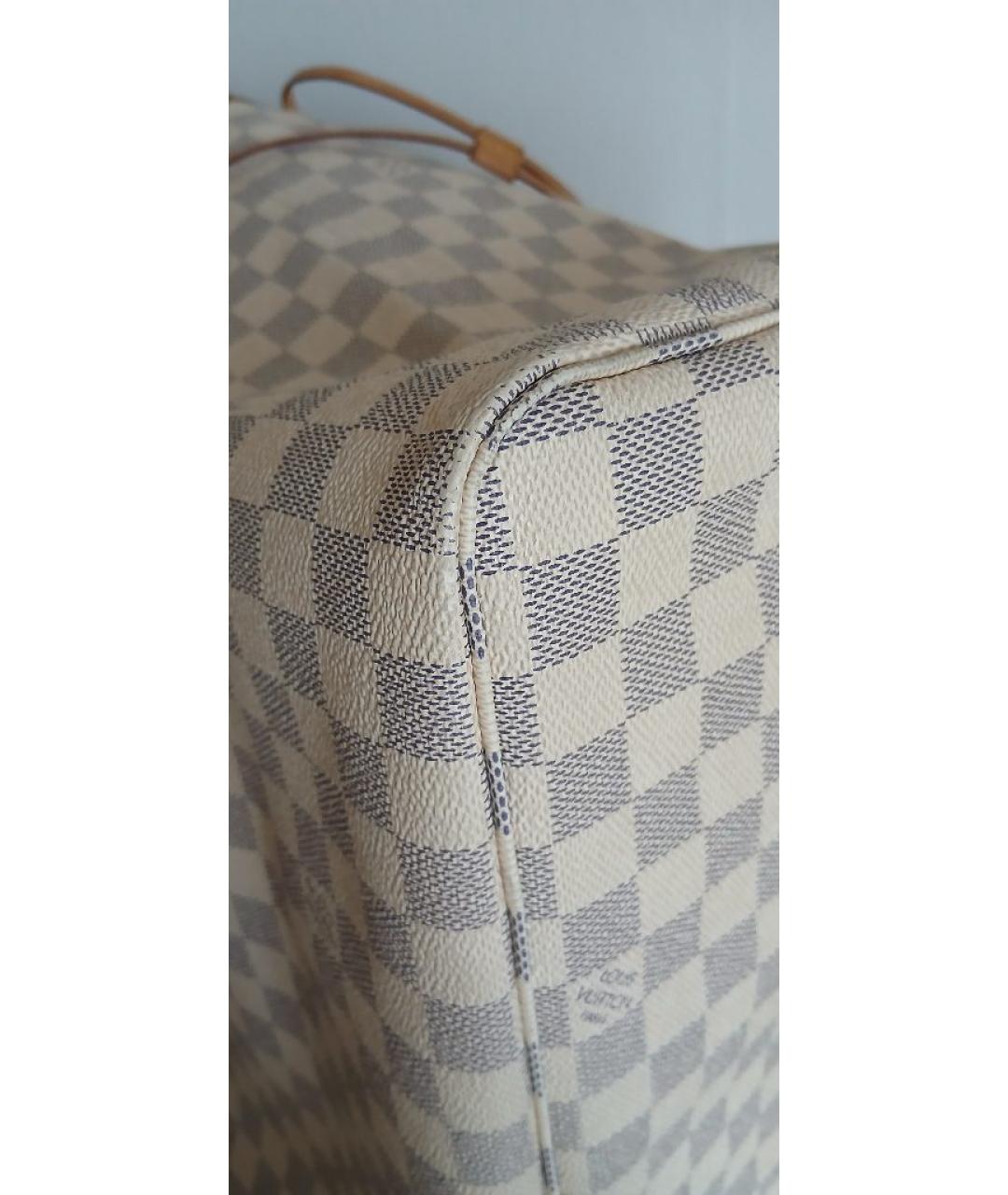 LOUIS VUITTON Бежевая сумка тоут из канвы, фото 4