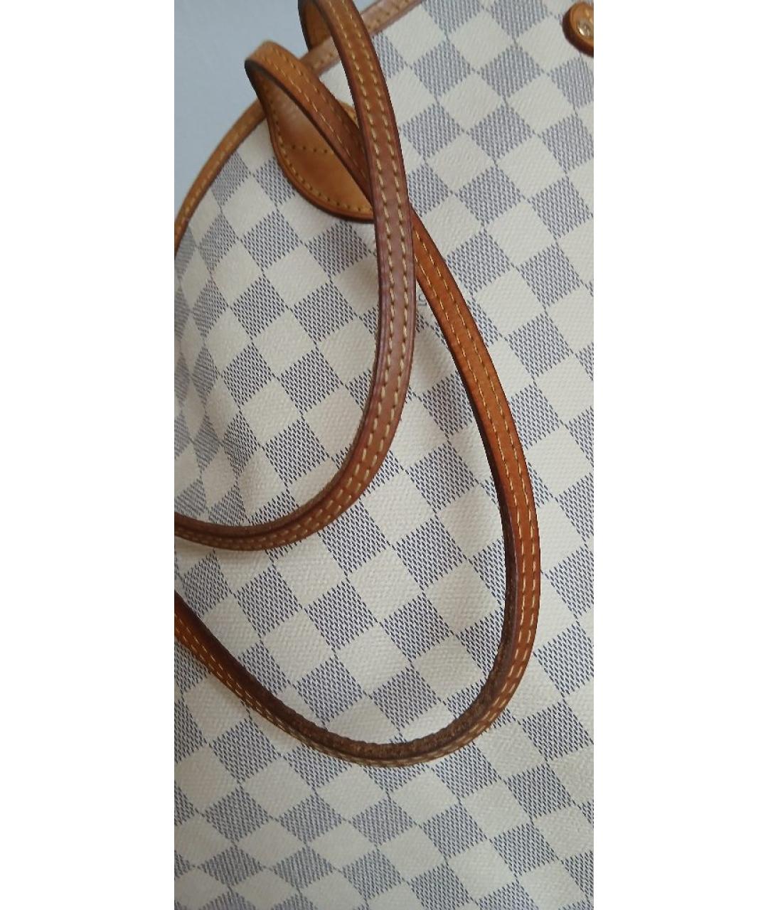 LOUIS VUITTON Бежевая сумка тоут из канвы, фото 5
