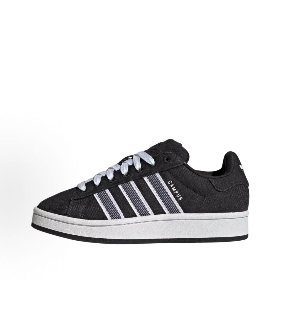 ADIDAS Черные текстильные кроссовки, фото 2