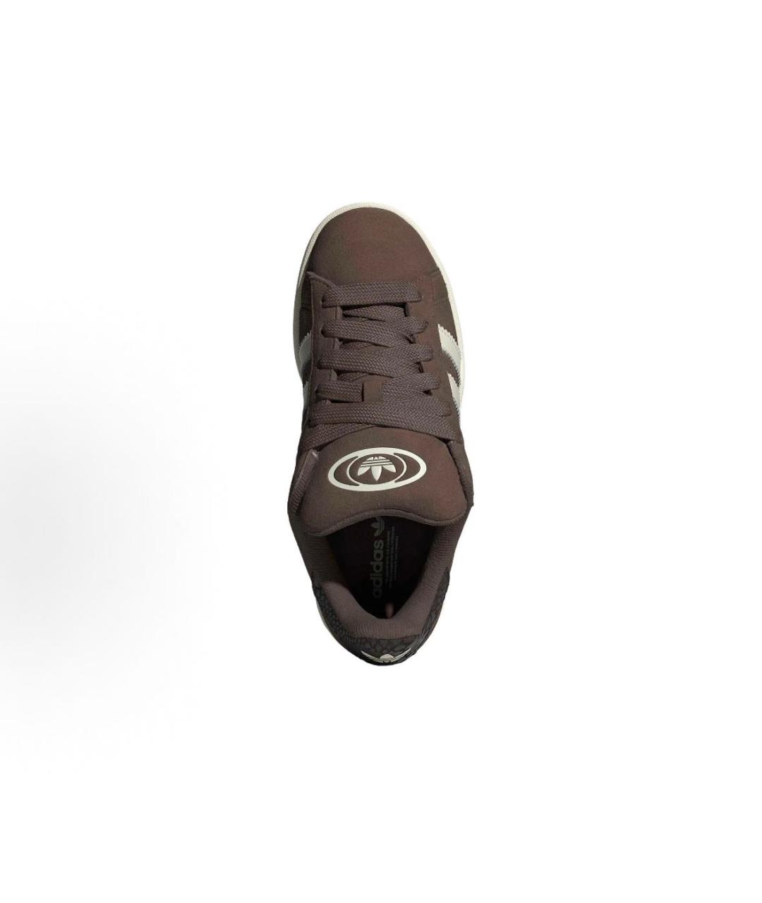 ADIDAS Коричневые замшевые кроссовки, фото 3