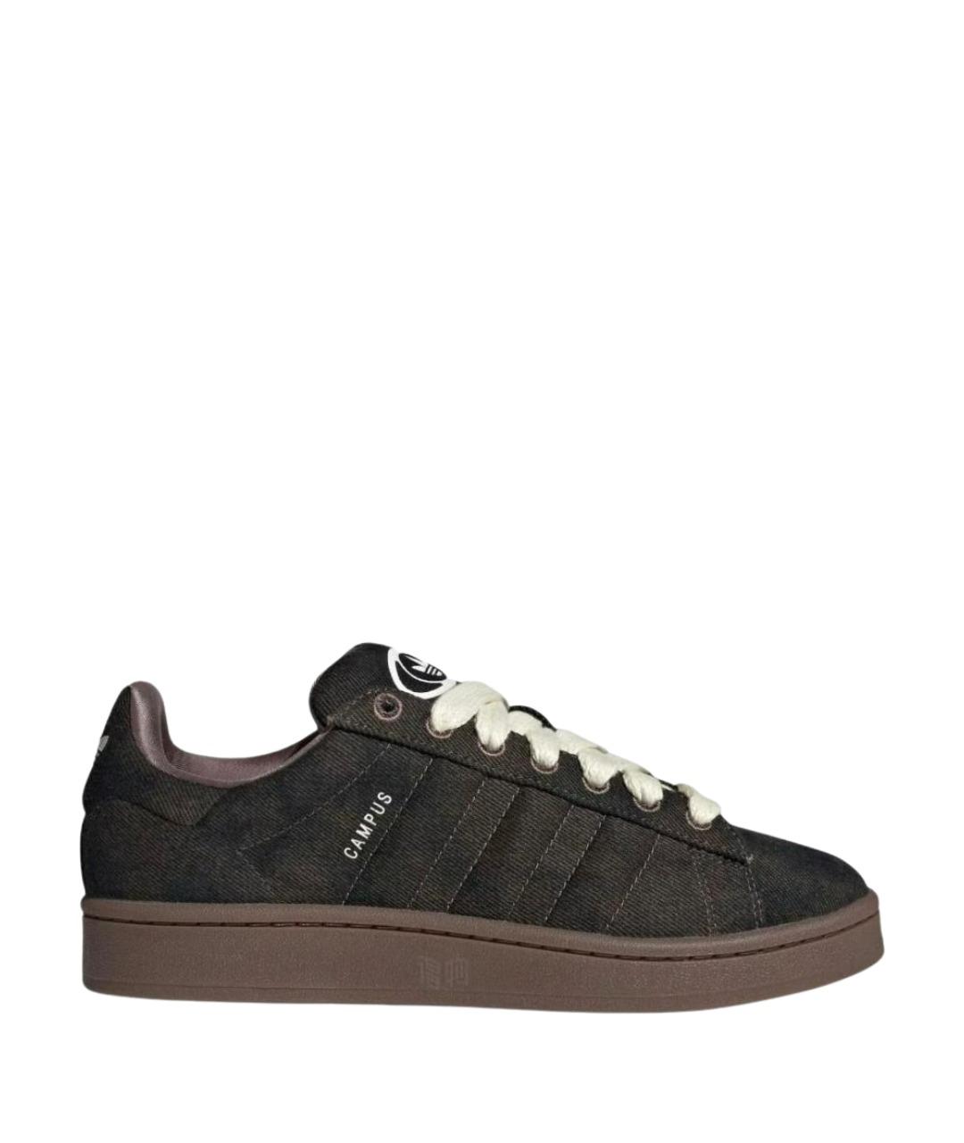 ADIDAS Коричневые текстильные кроссовки, фото 1