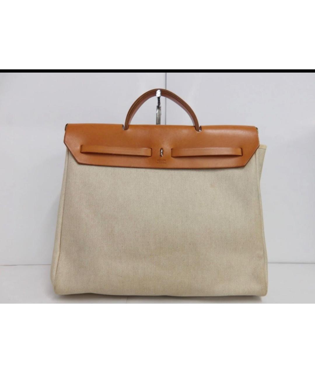 HERMES Коричневая кожаная сумка через плечо, фото 3