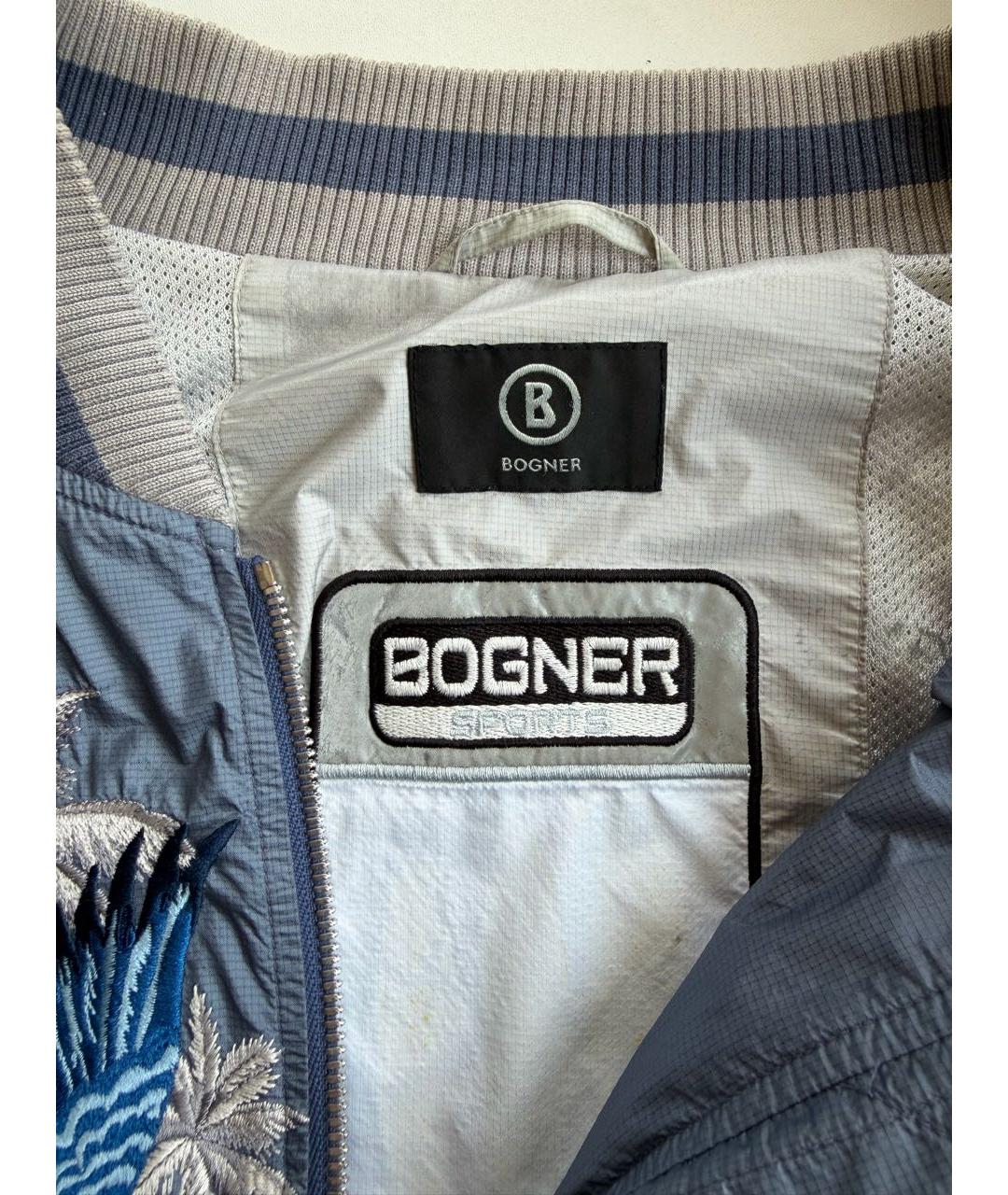 BOGNER Голубая полиамидовая куртка, фото 3