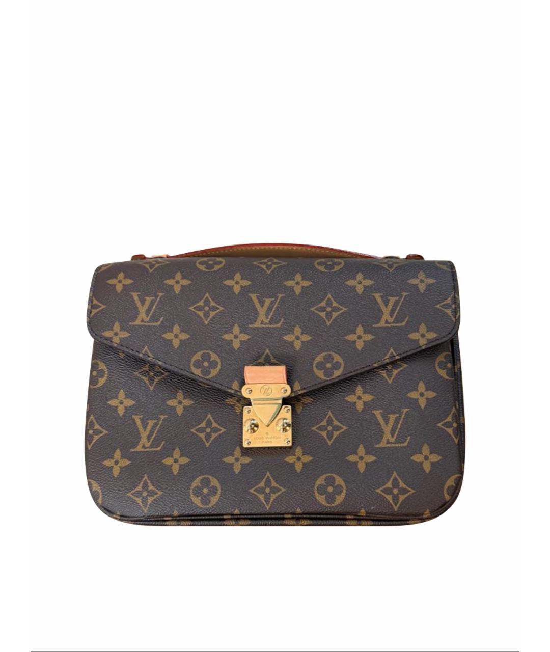 LOUIS VUITTON Коричневая сумка через плечо из канвы, фото 1