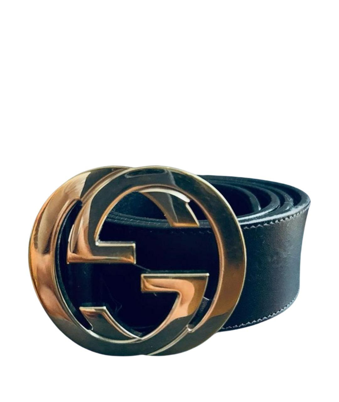 GUCCI Коричневый кожаный ремень, фото 1