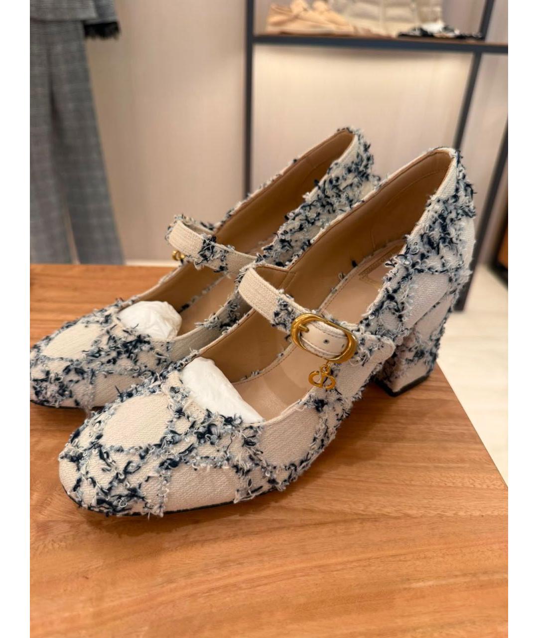 CHRISTIAN DIOR Белые туфли, фото 4