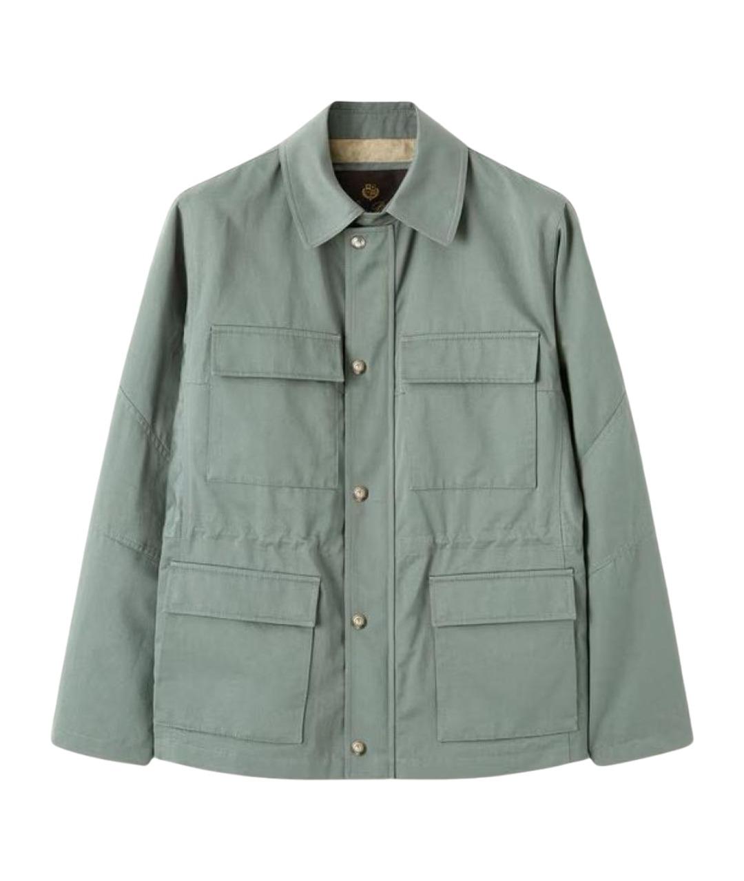 LORO PIANA Бирюзовая хлопковая куртка, фото 1