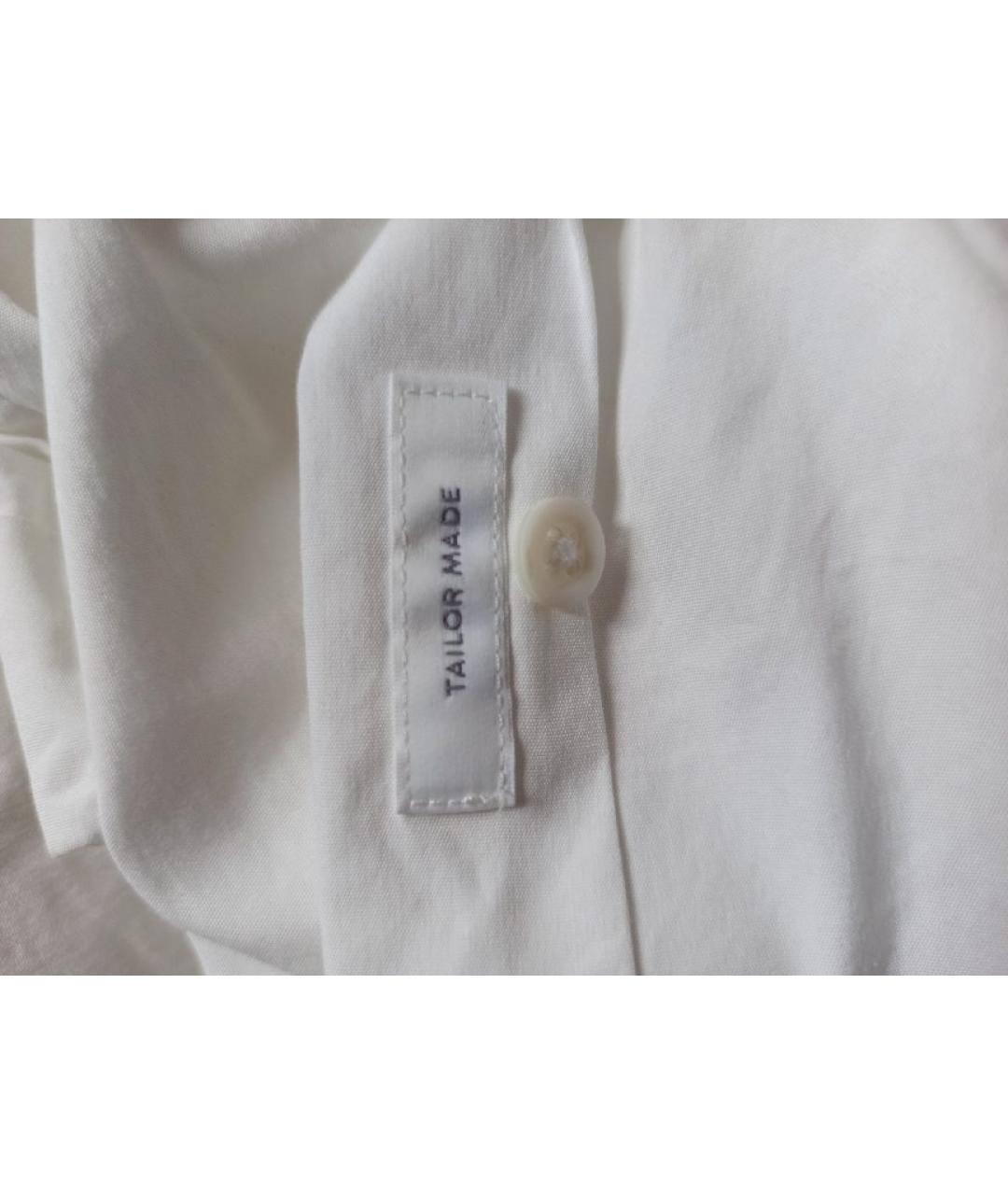 JIL SANDER Белая хлопковая классическая рубашка, фото 6