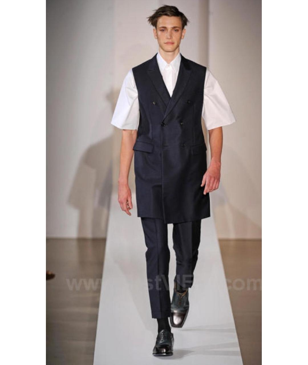 JIL SANDER Белая хлопковая классическая рубашка, фото 8