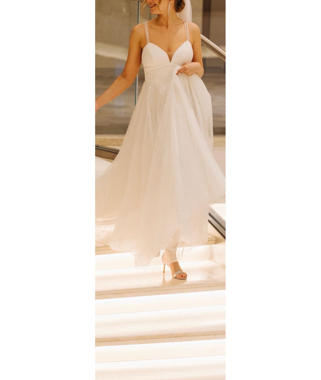 GIANVITO ROSSI Серебряные текстильные босоножки, фото 7