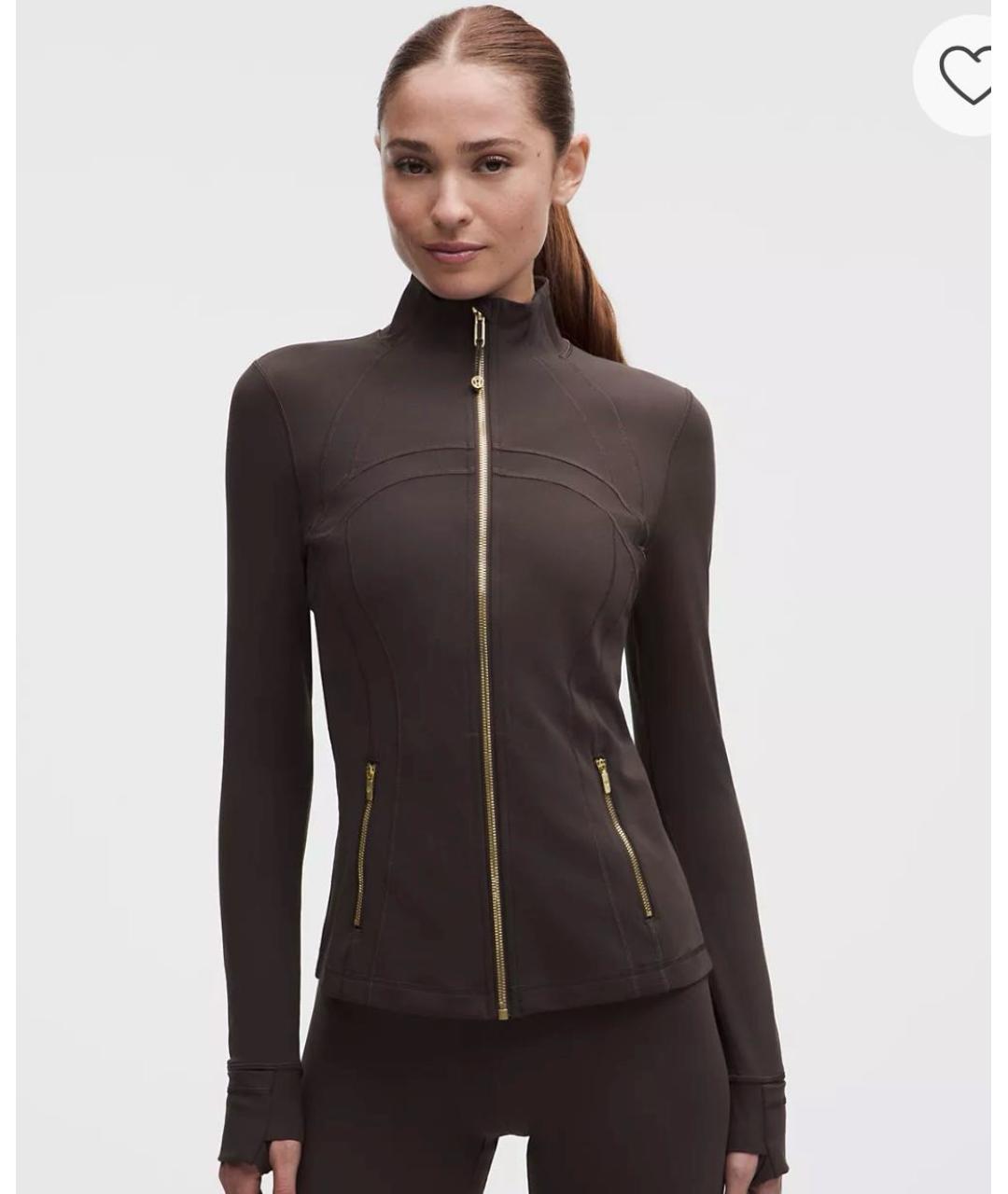 Lululemon Коричневая нейлоновая спортивная куртка, фото 4