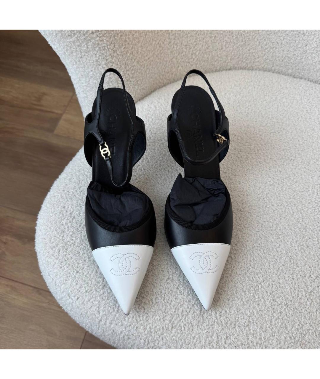 CHANEL Мульти кожаные туфли, фото 3