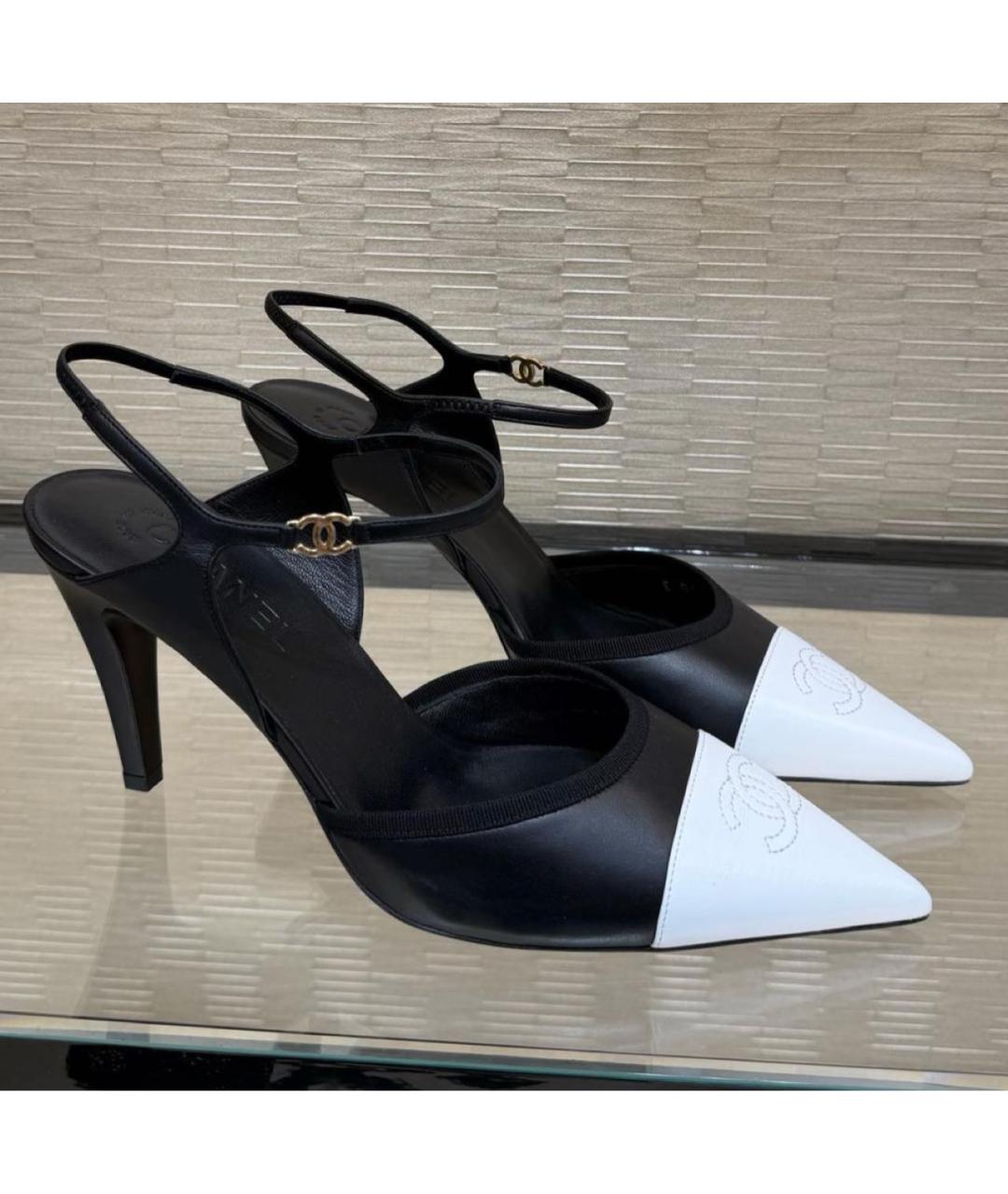CHANEL Мульти кожаные туфли, фото 4