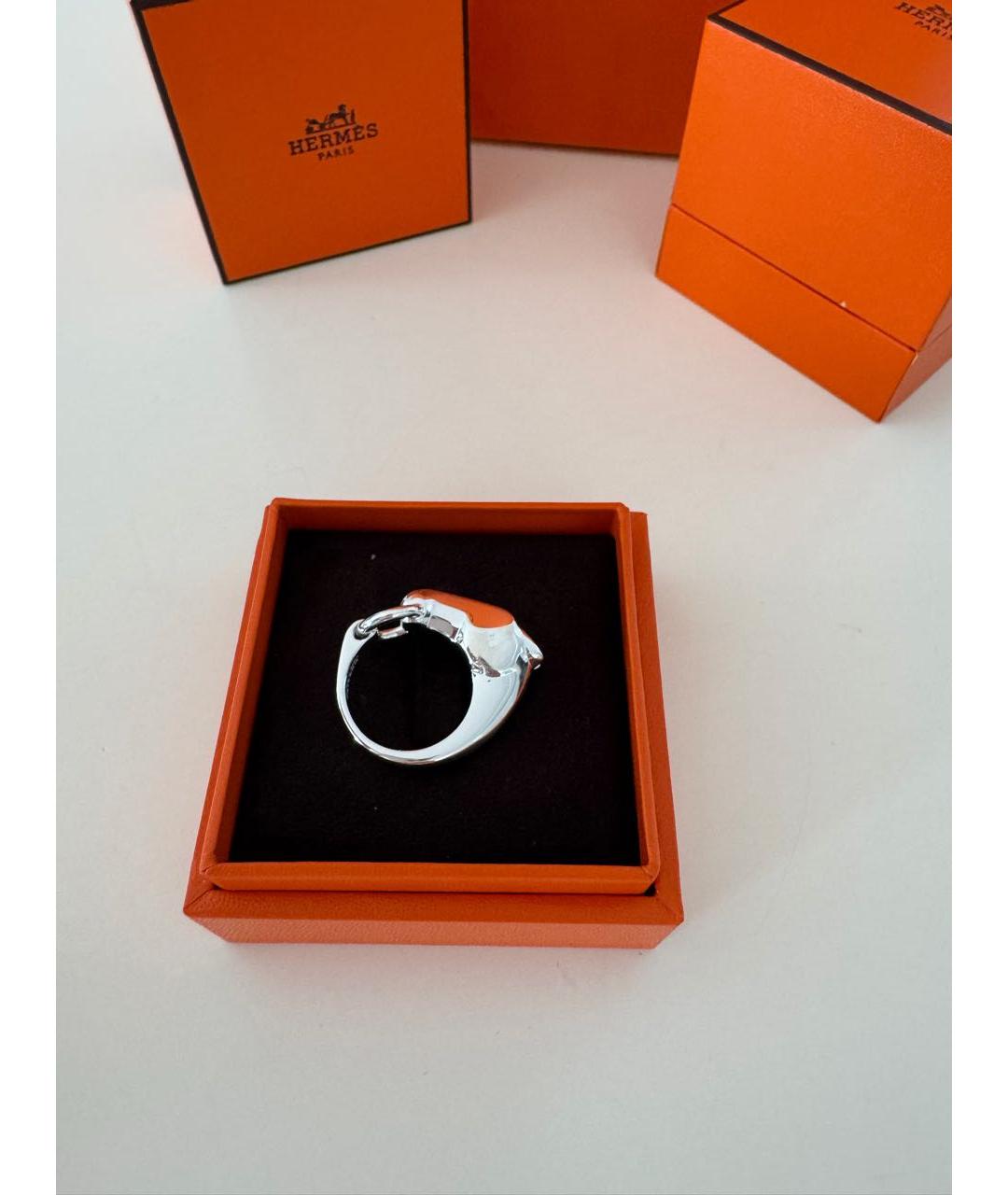 HERMES Серебряное серебряное кольцо, фото 3