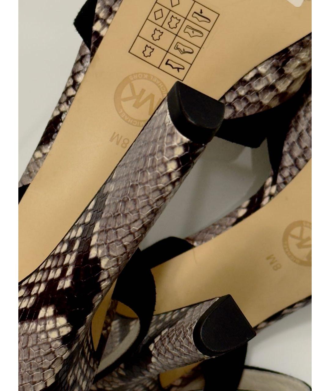 MICHAEL MICHAEL KORS Кожаные босоножки, фото 5