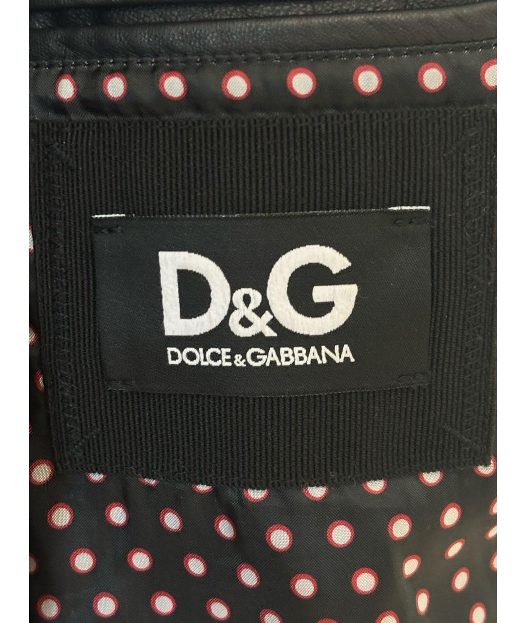 DOLCE&GABBANA Черная полиамидовая куртка, фото 4