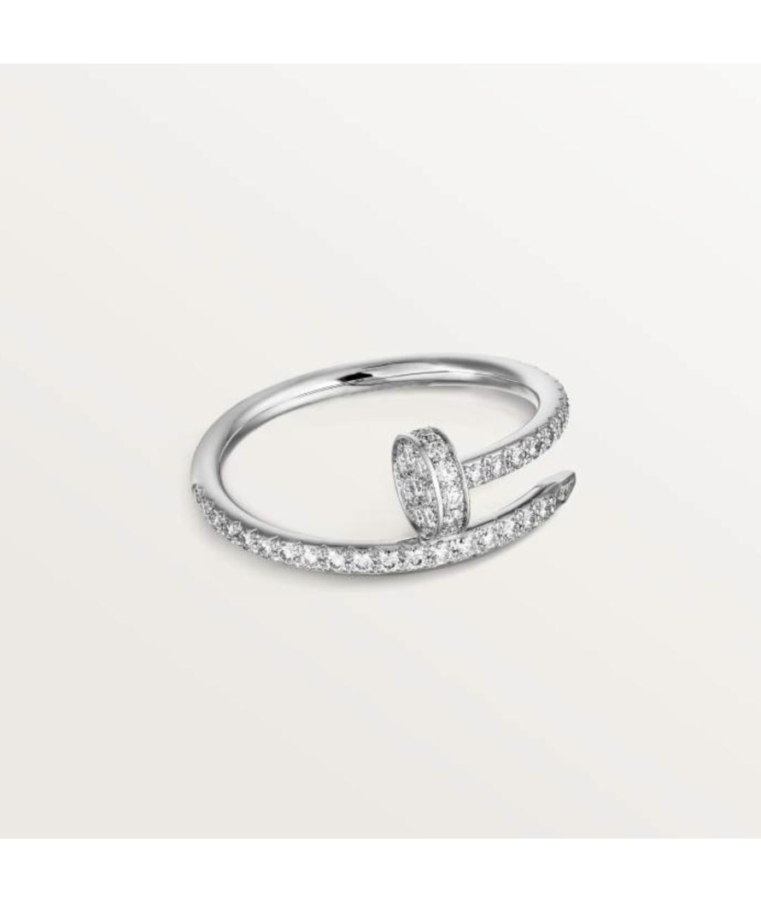 CARTIER Серебряное кольцо из белого золота, фото 4