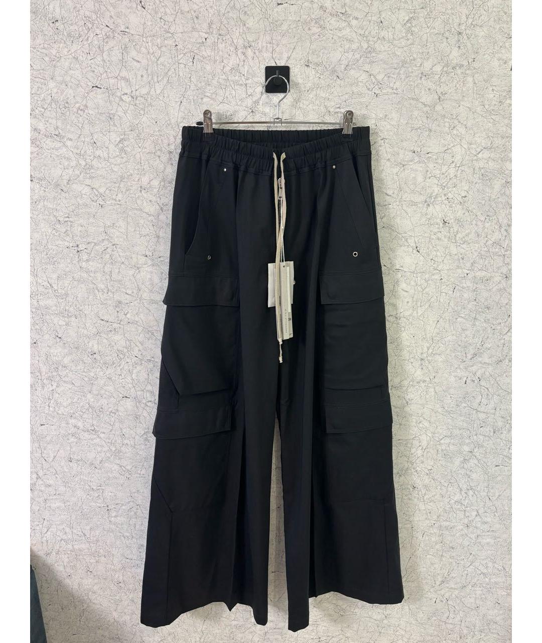 RICK OWENS Черные хлопковые джинсы, фото 5