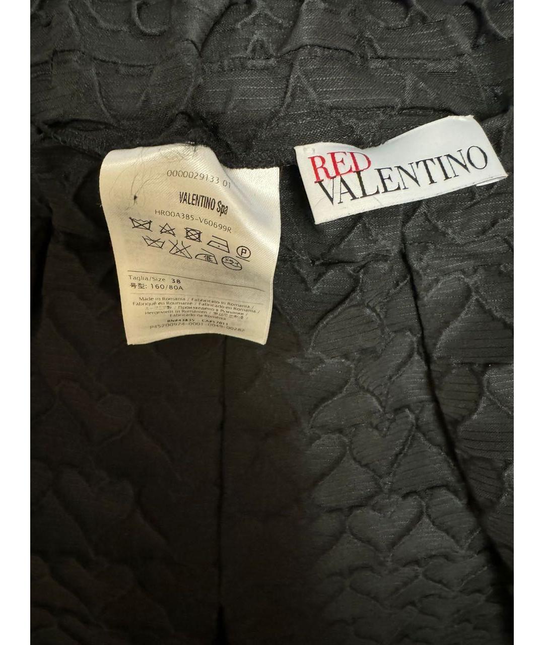 RED VALENTINO Черные шорты, фото 2