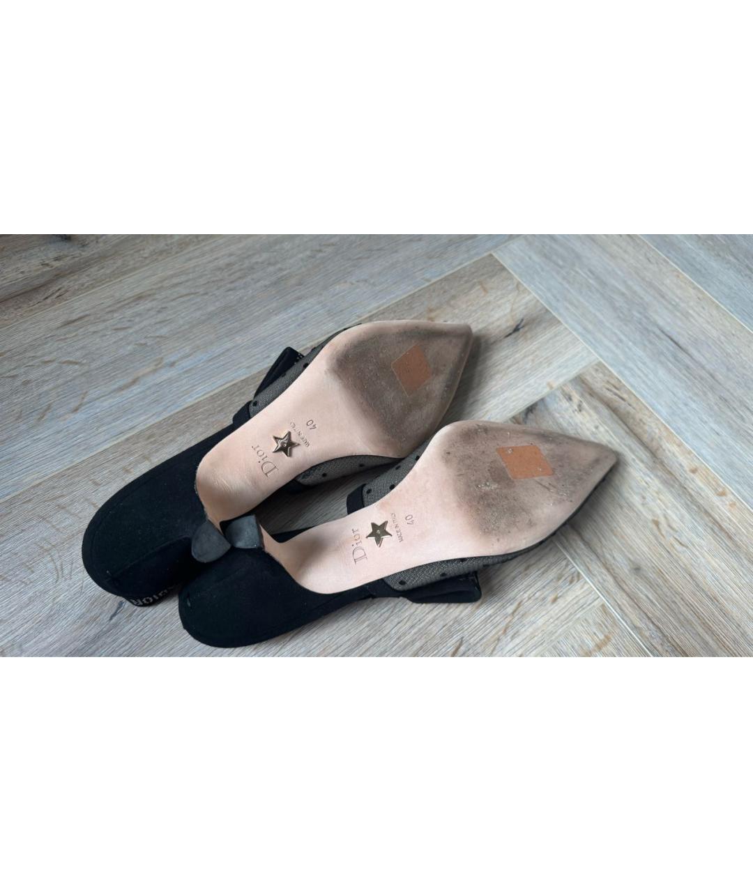 CHRISTIAN DIOR Мульти кожаные туфли, фото 6