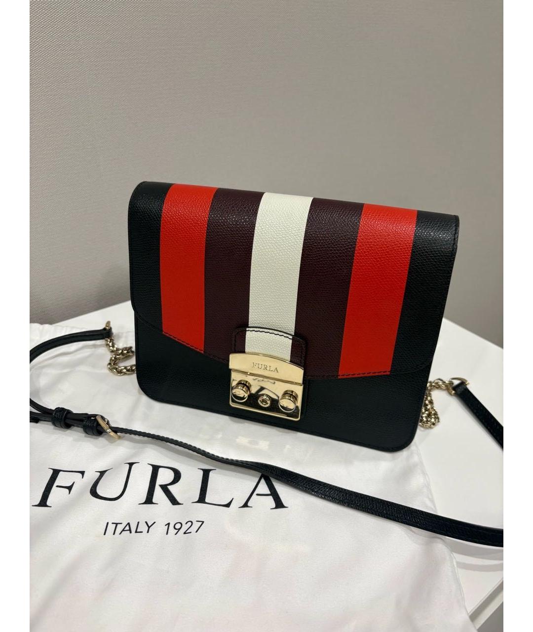 FURLA Мульти кожаная сумка с короткими ручками, фото 8