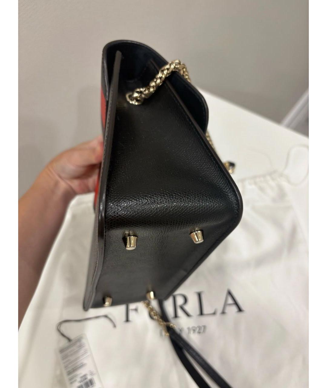 FURLA Мульти кожаная сумка с короткими ручками, фото 5