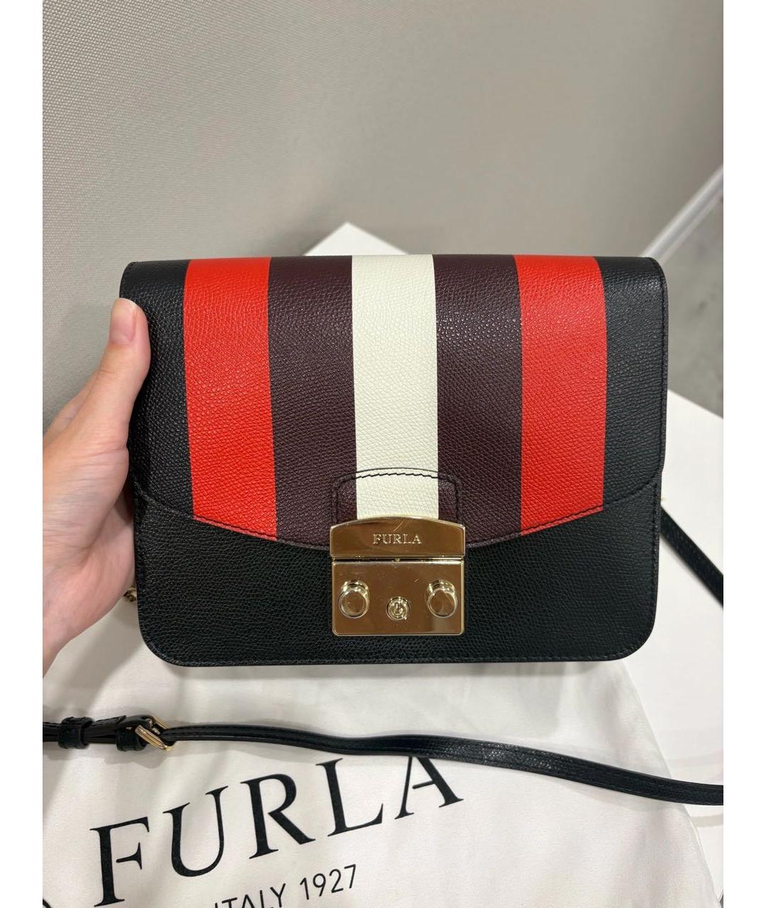 FURLA Мульти кожаная сумка с короткими ручками, фото 2