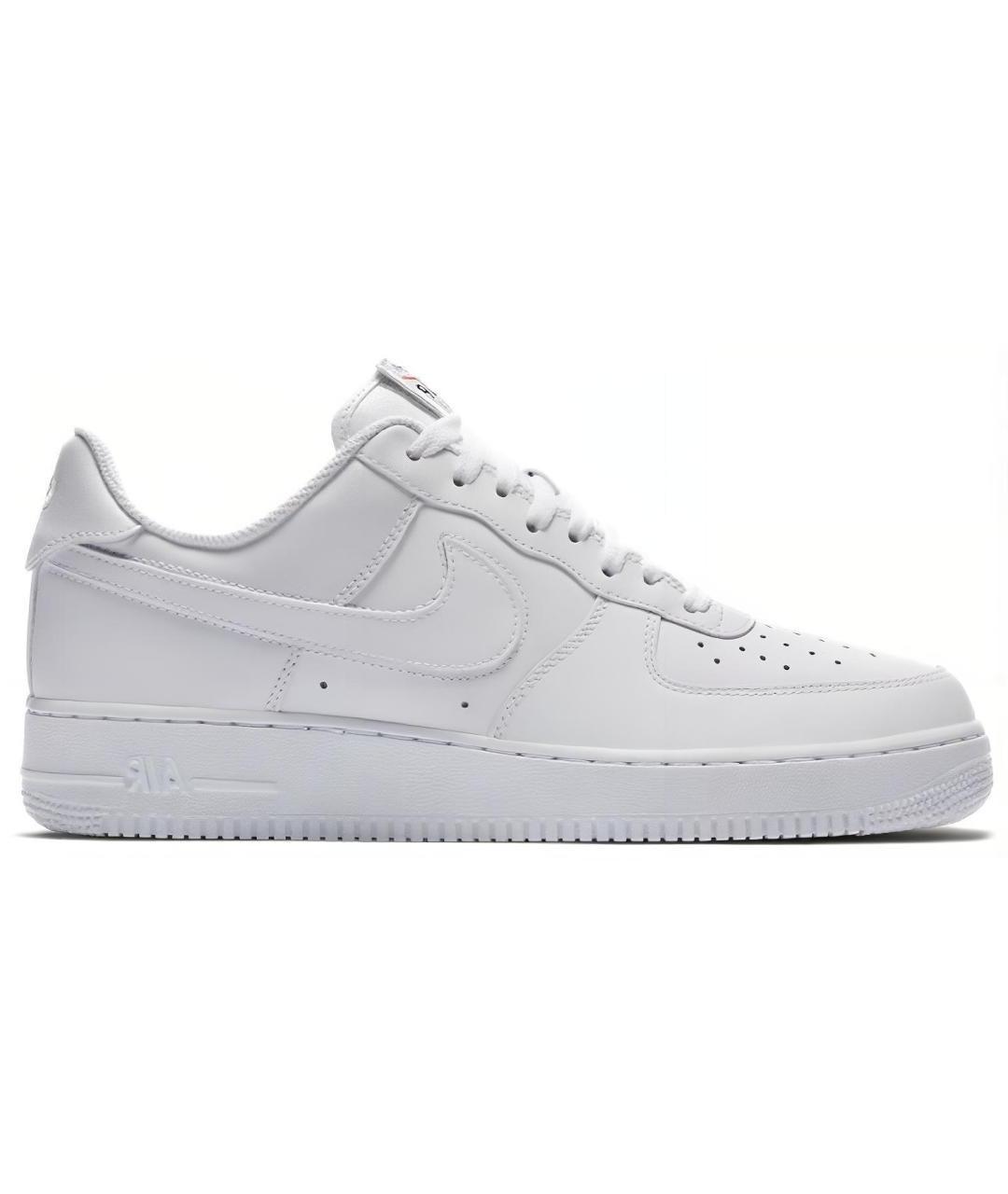NIKE Белые кожаные кроссовки, фото 1