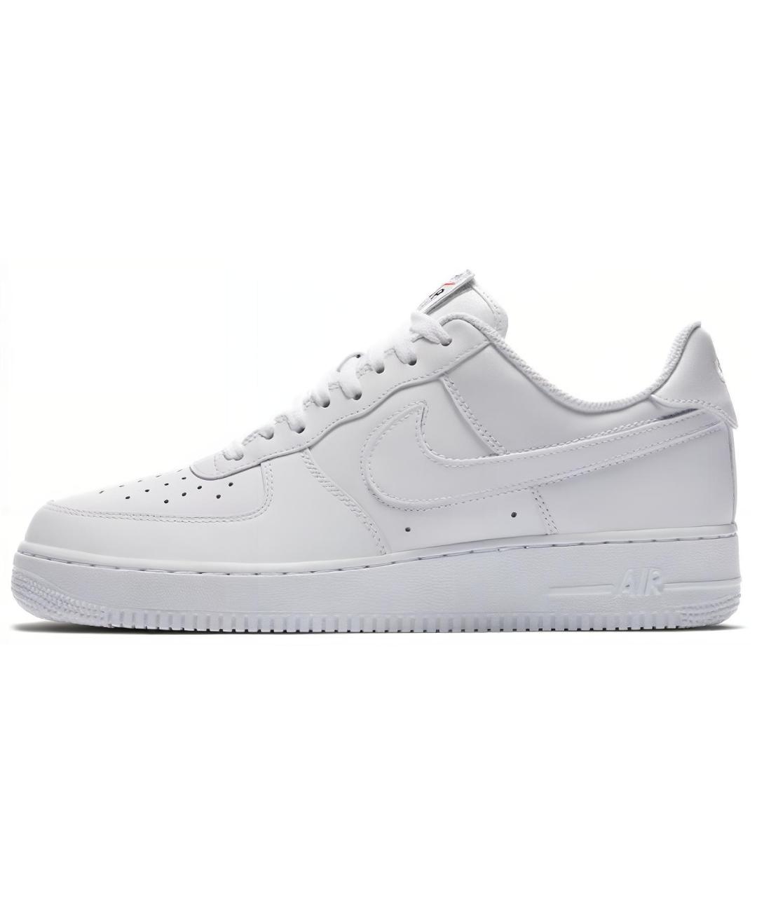 NIKE Белые кожаные кроссовки, фото 4