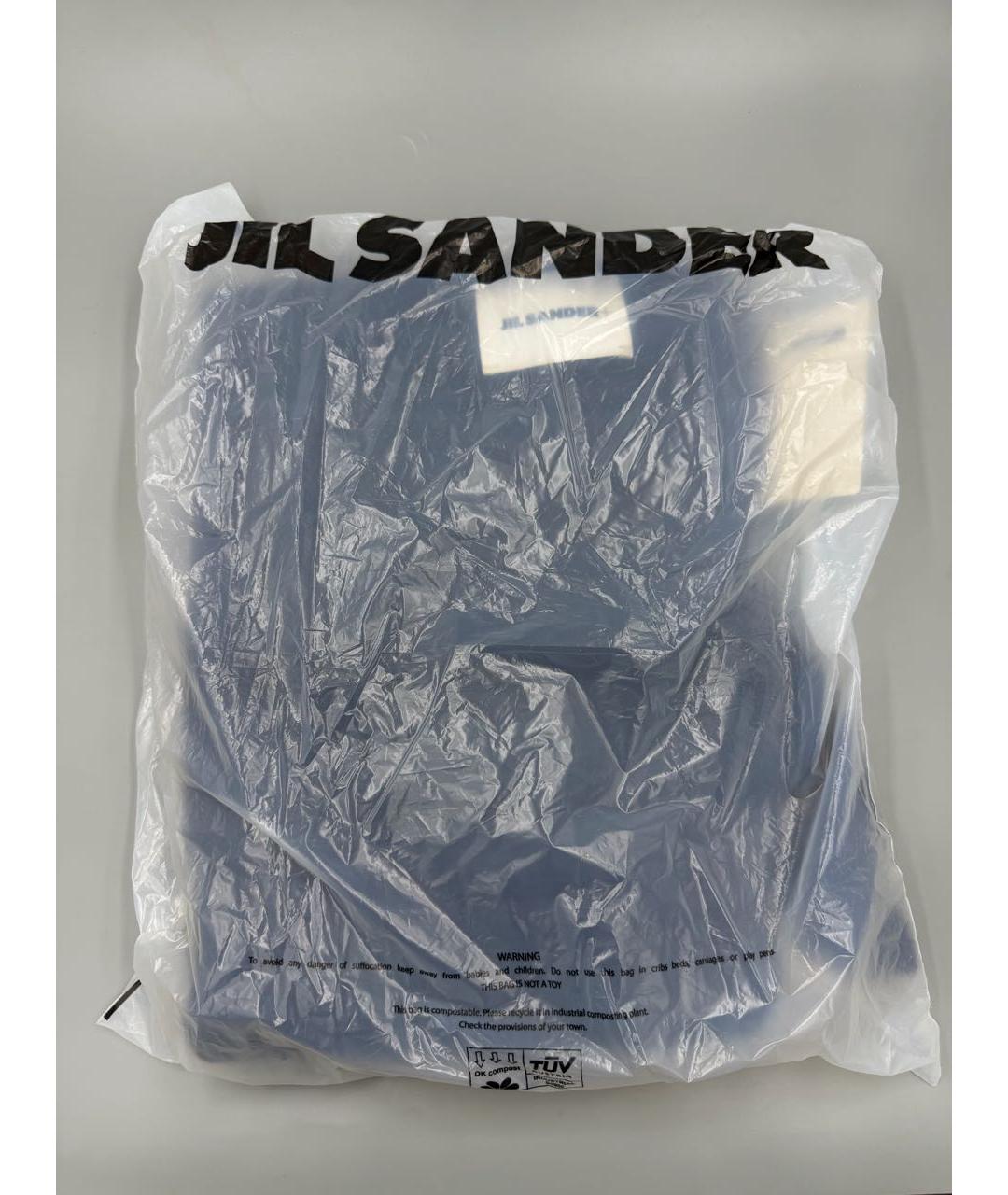 JIL SANDER Коричневый шерстяной шарф, фото 5