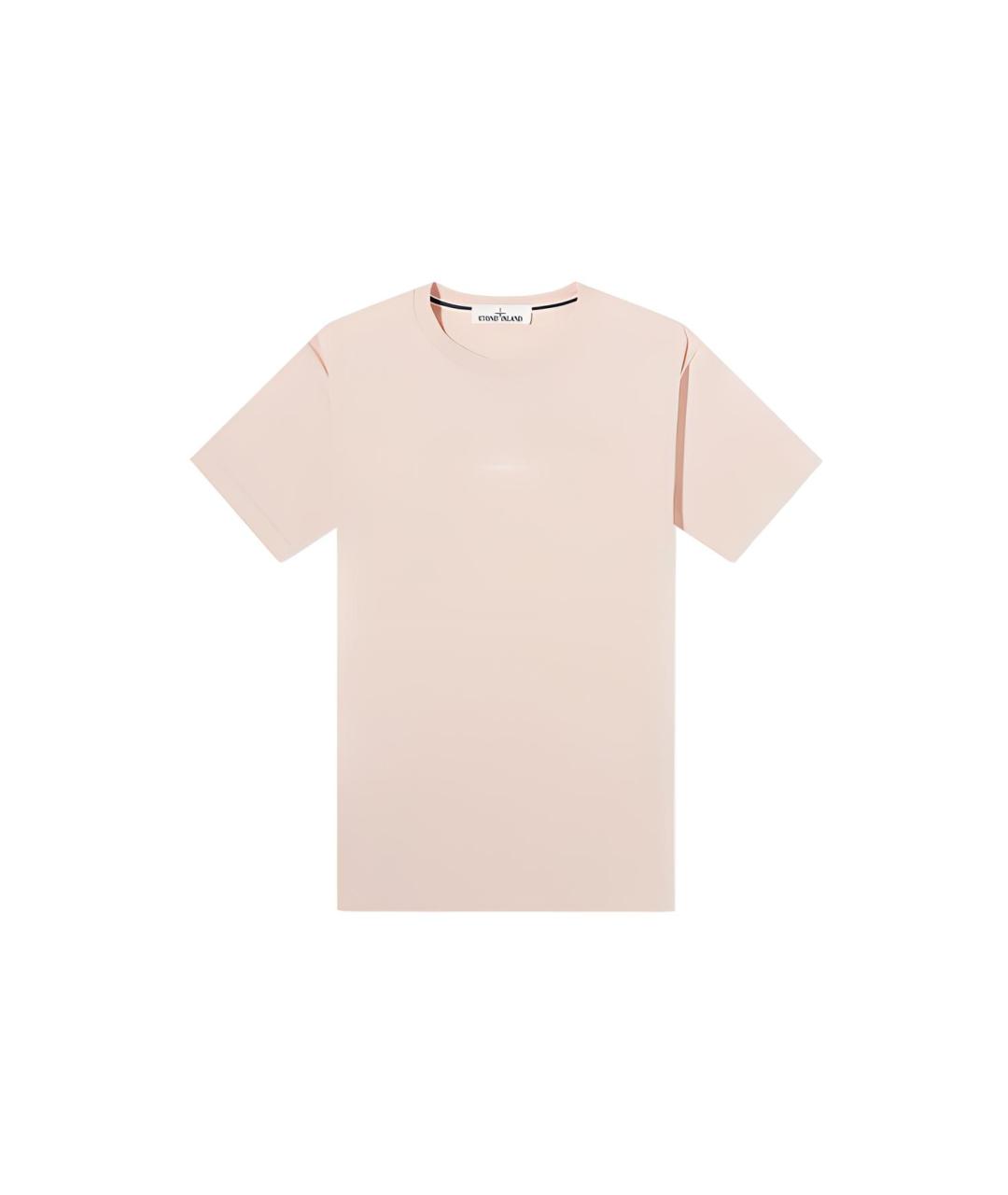 STONE ISLAND Розовая футболка, фото 6