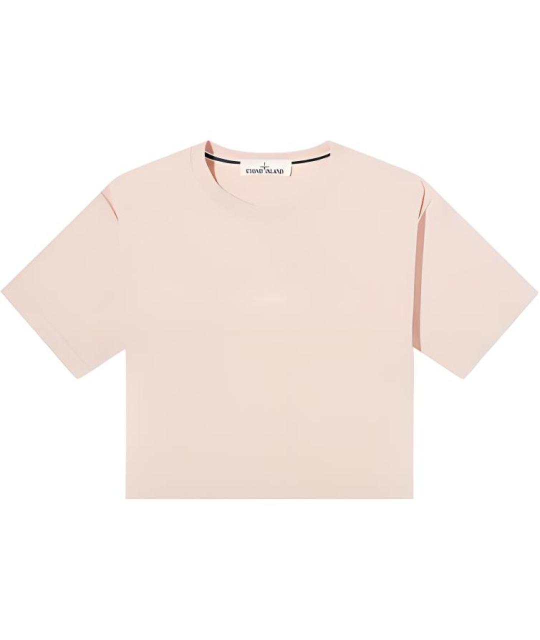 STONE ISLAND Розовая футболка, фото 5