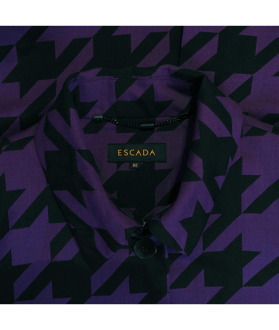 ESCADA Фиолетовое шерстяное пальто, фото 3