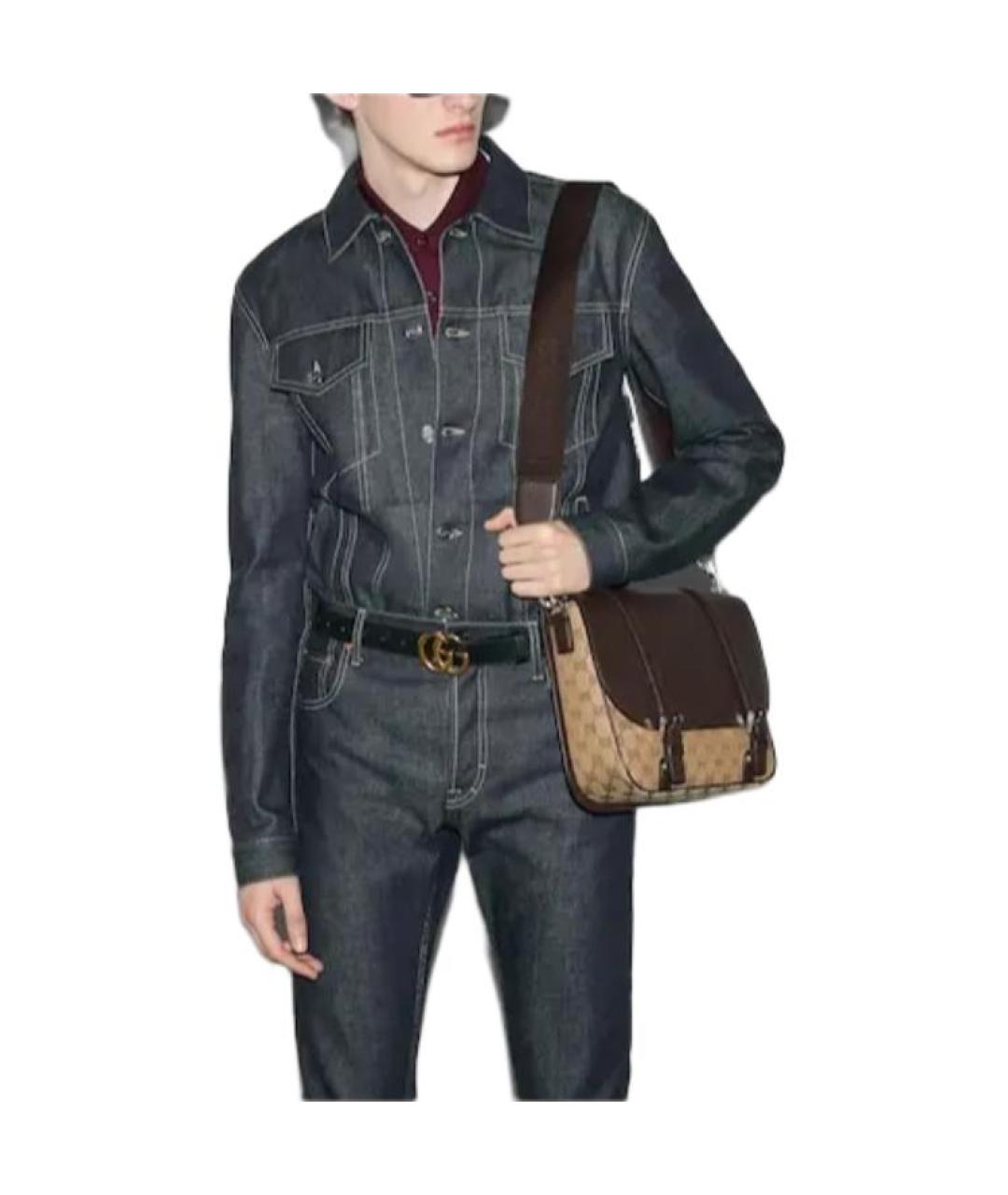 GUCCI Синяя деним куртка, фото 4