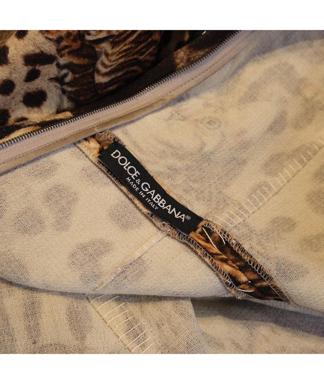 DOLCE&GABBANA Коричневое повседневное платье, фото 7