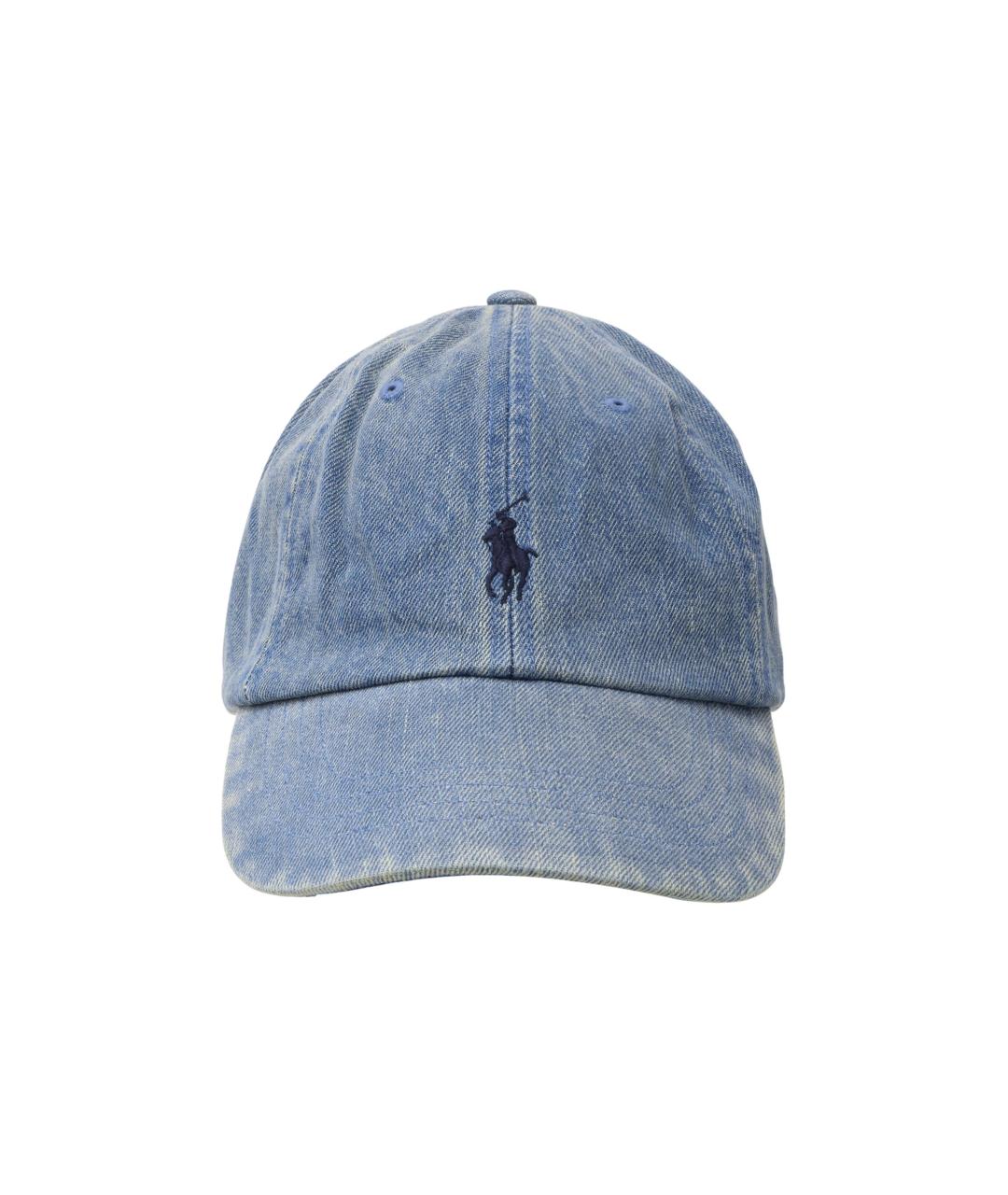 POLO RALPH LAUREN Синяя хлопковая кепка, фото 1