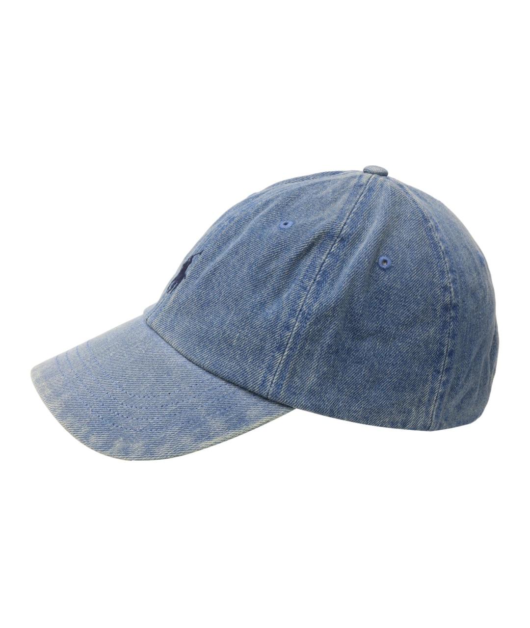 POLO RALPH LAUREN Синяя хлопковая кепка, фото 3