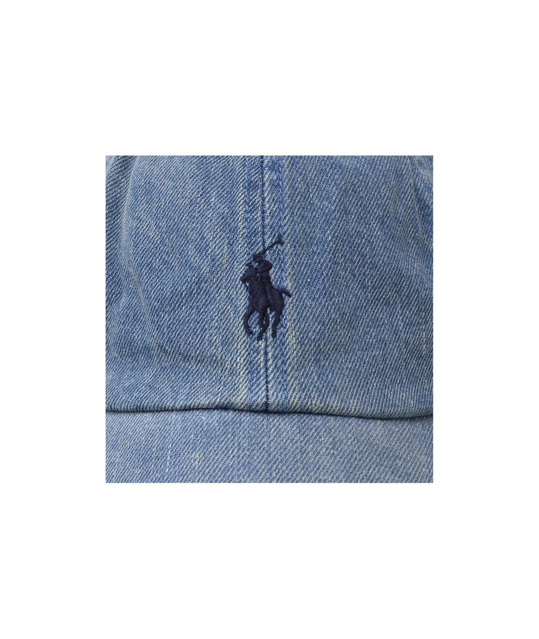 POLO RALPH LAUREN Синяя хлопковая кепка, фото 5