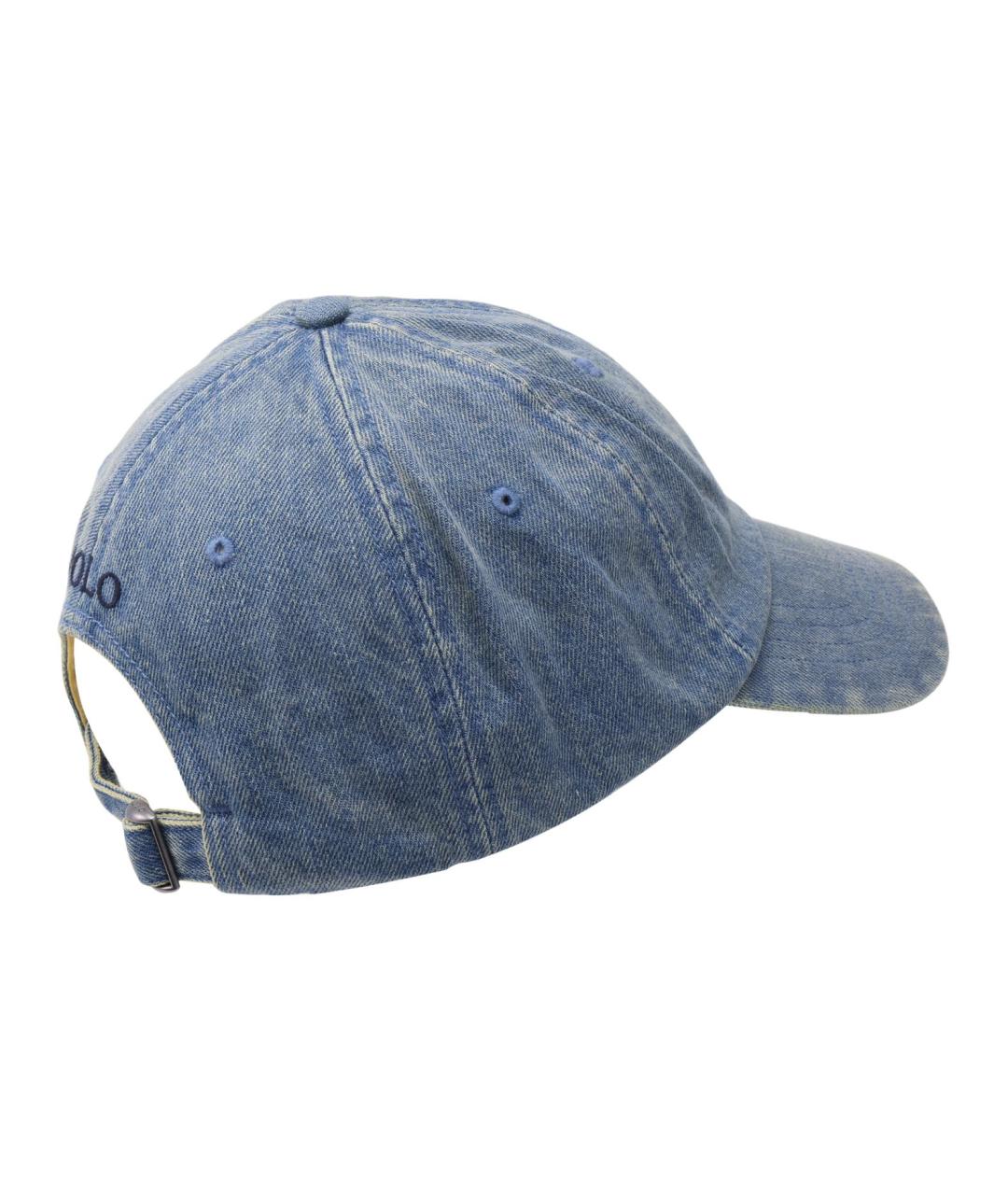 POLO RALPH LAUREN Синяя хлопковая кепка, фото 2