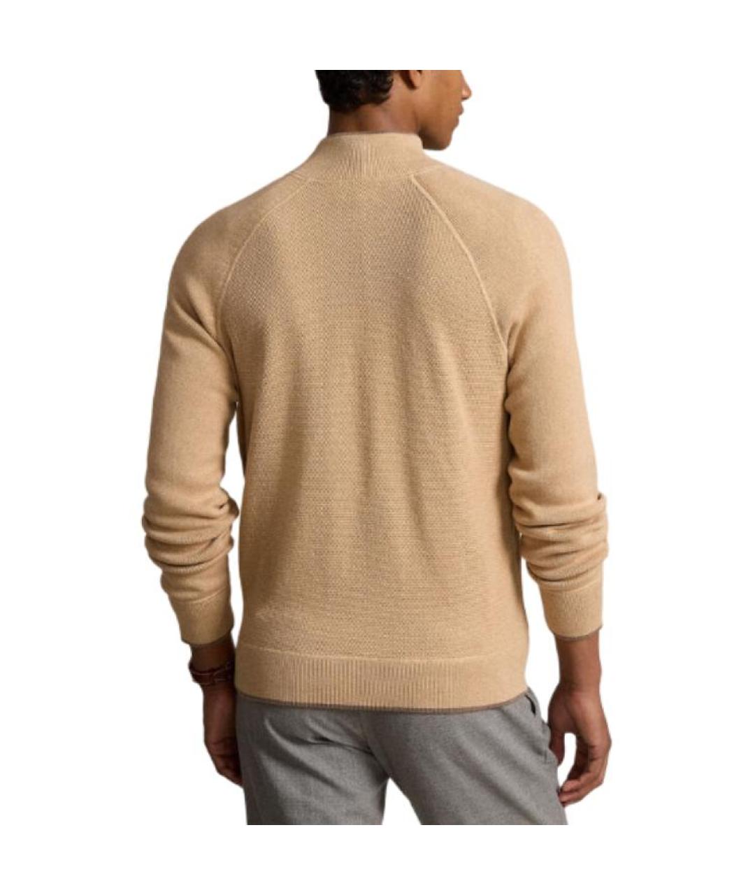 POLO RALPH LAUREN Бежевый кардиган, фото 2