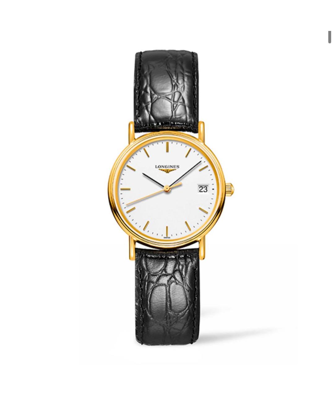 LONGINES Черные стальные часы, фото 5