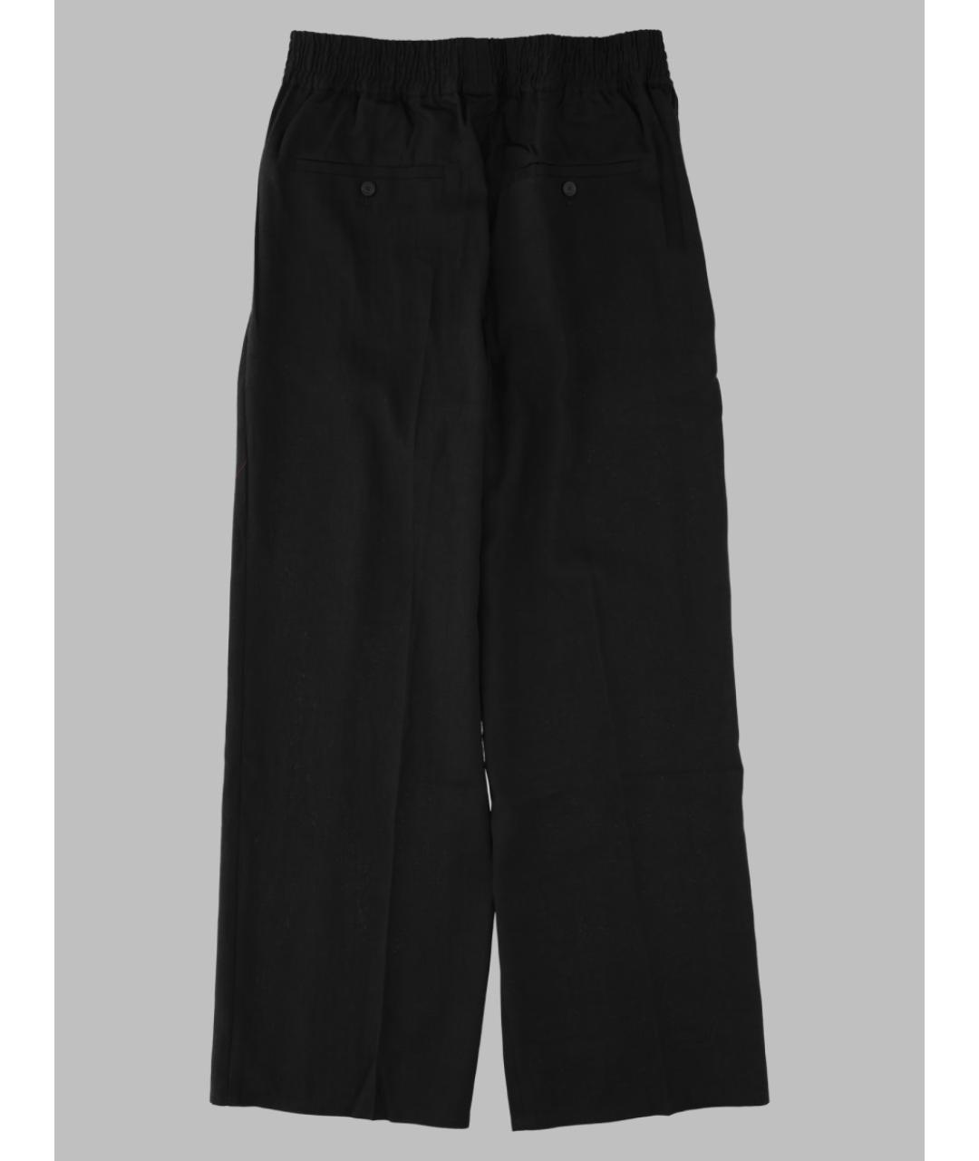 JACQUEMUS Черные хлопковые повседневные брюки, фото 2