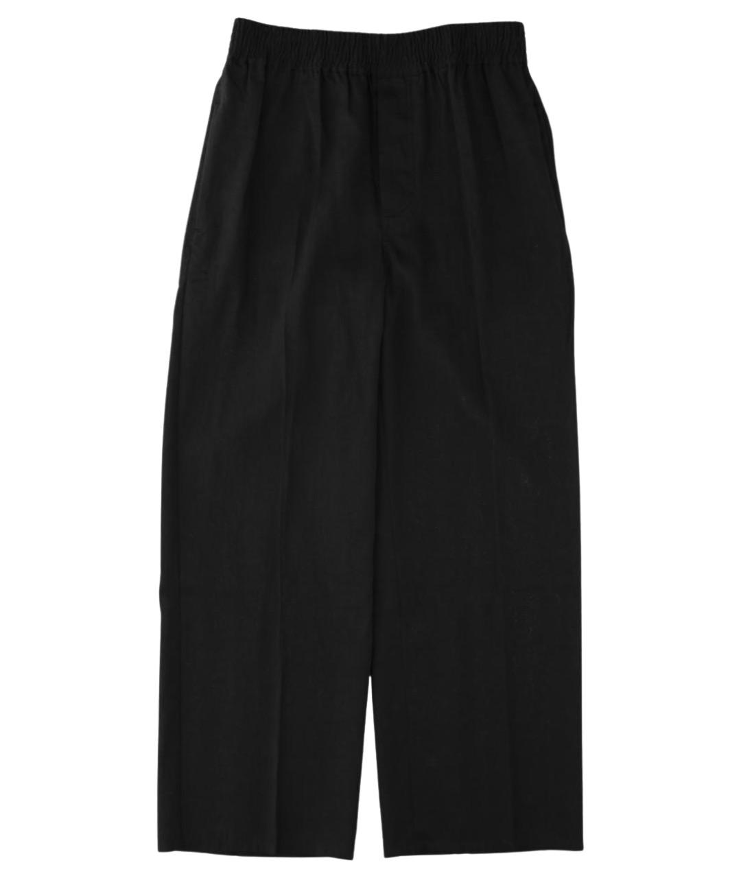 JACQUEMUS Черные хлопковые повседневные брюки, фото 1