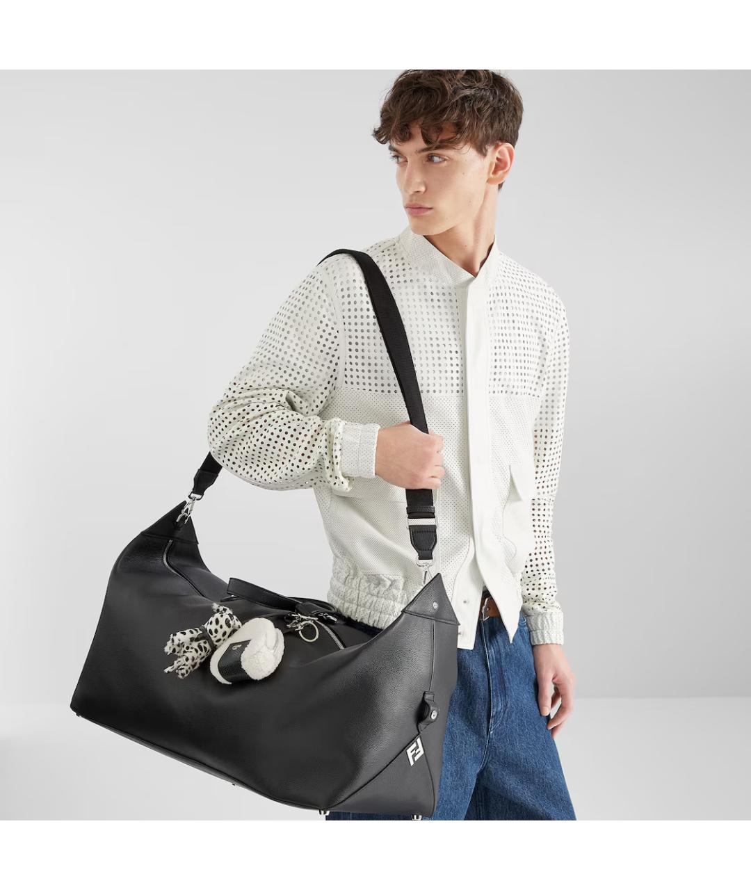 FENDI Коричневый кожаный ремень, фото 3