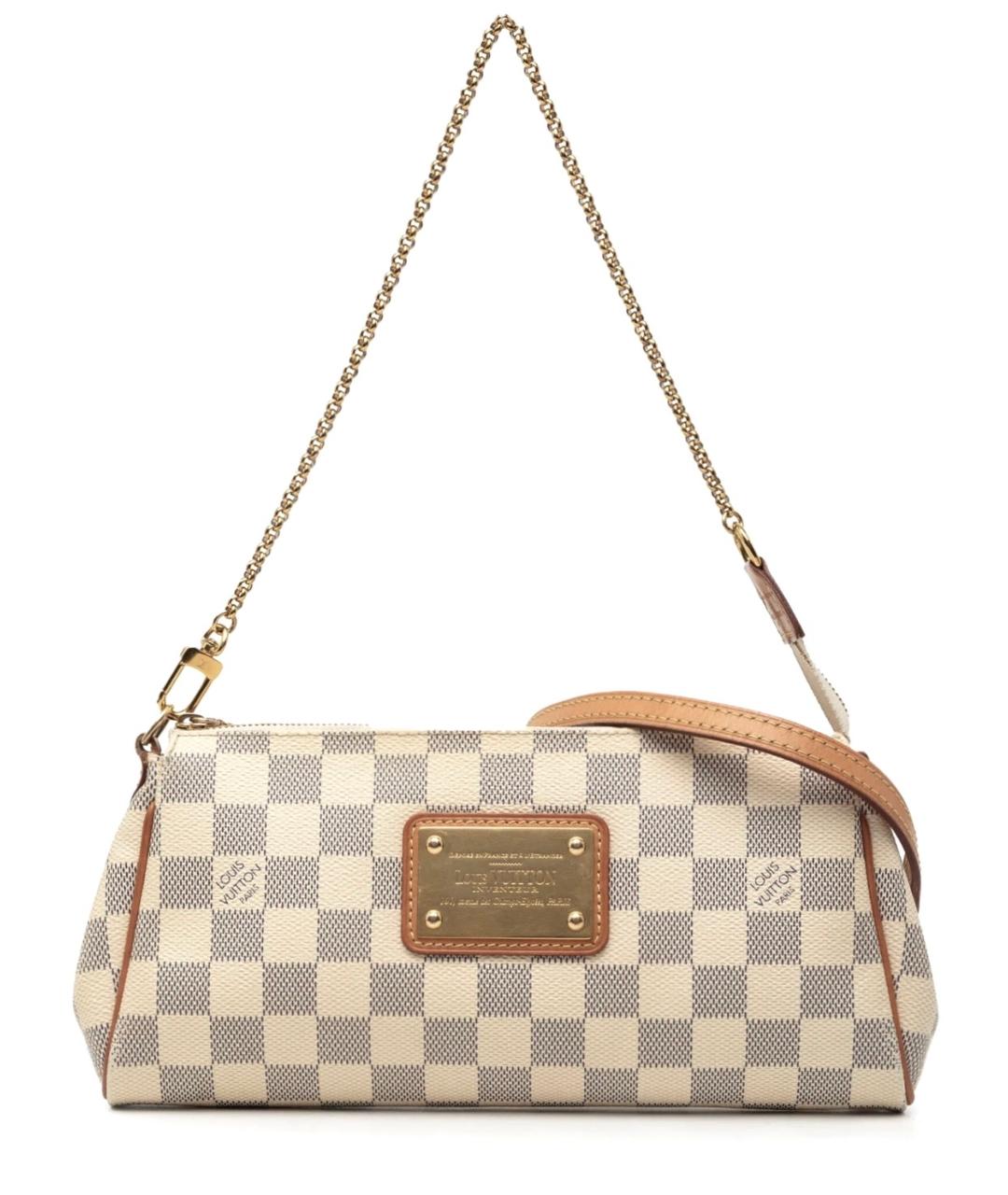 LOUIS VUITTON Белая сумка с короткими ручками из канвы, фото 1