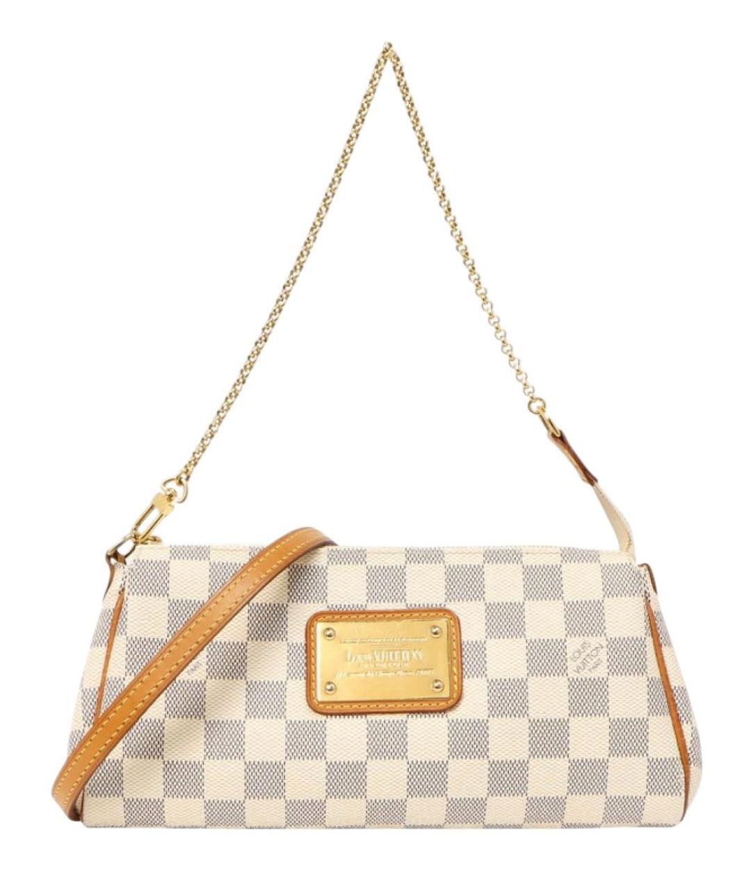 LOUIS VUITTON Белая сумка с короткими ручками из канвы, фото 1