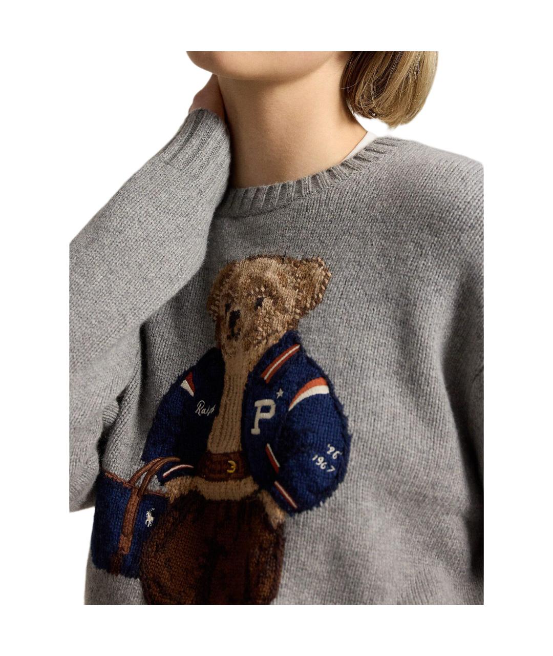 POLO RALPH LAUREN Серый джемпер / свитер, фото 5