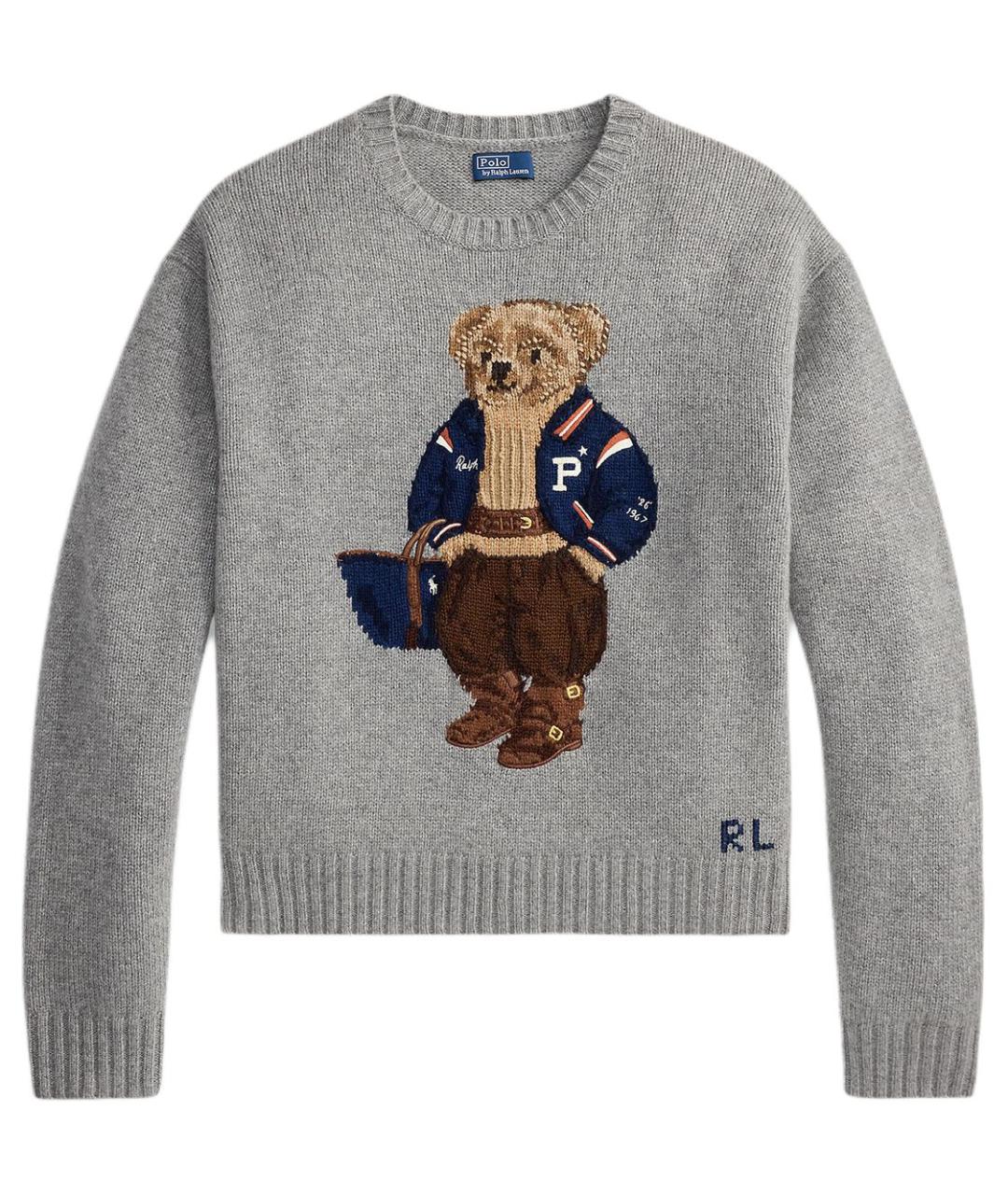 POLO RALPH LAUREN Серый джемпер / свитер, фото 2
