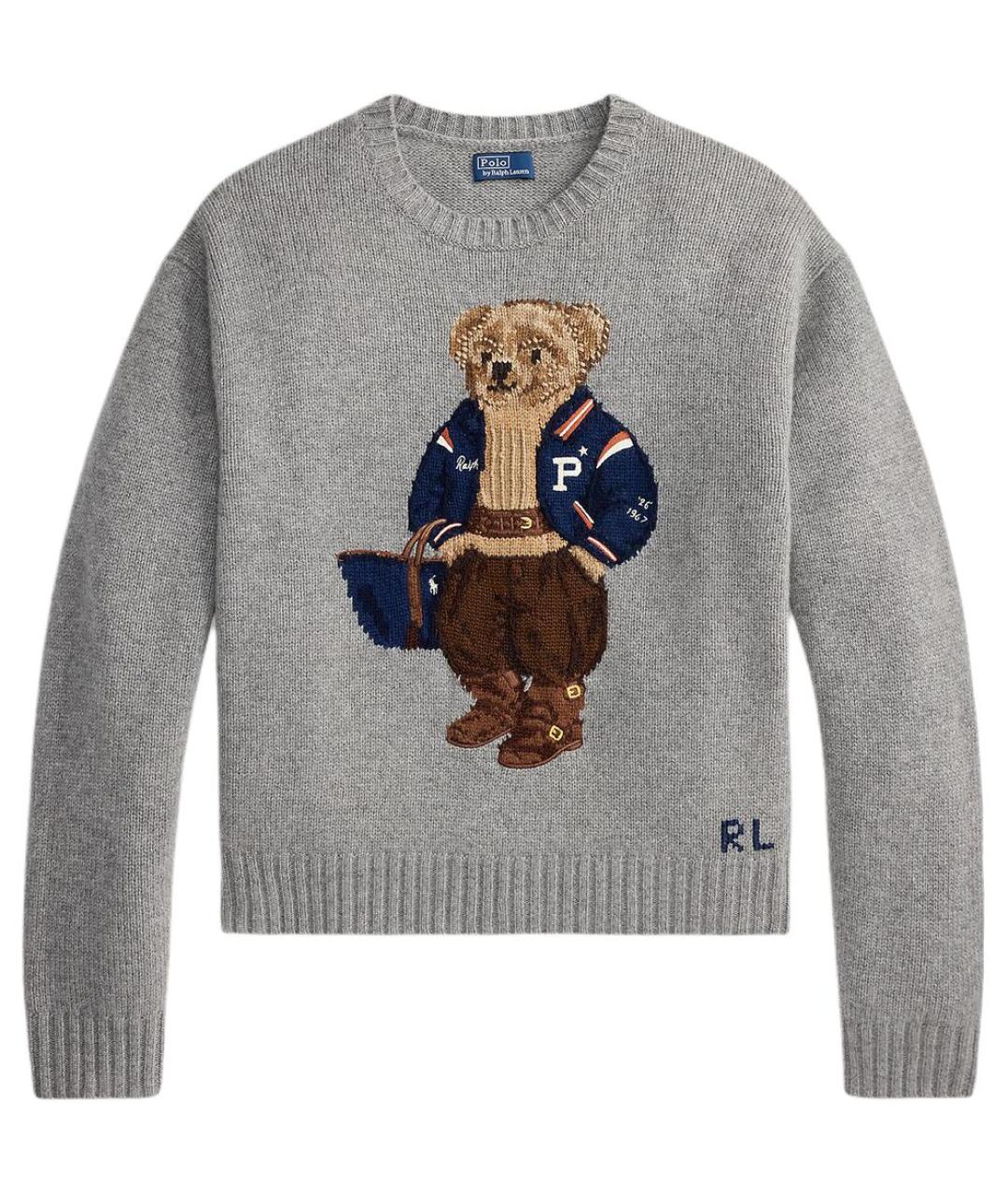 POLO RALPH LAUREN Серый джемпер / свитер, фото 1
